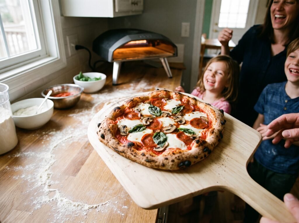 homemade pizza
