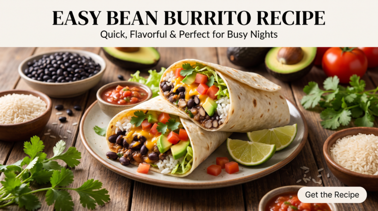 easy bean burrito recipe