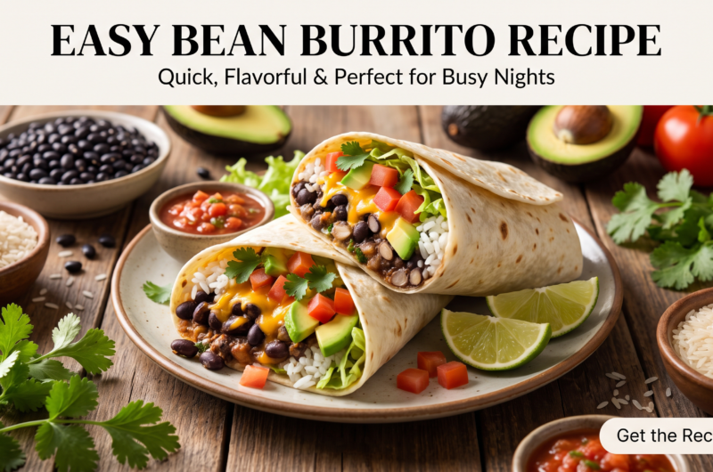 easy bean burrito recipe