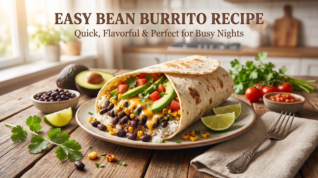 easy bean burrito recipe