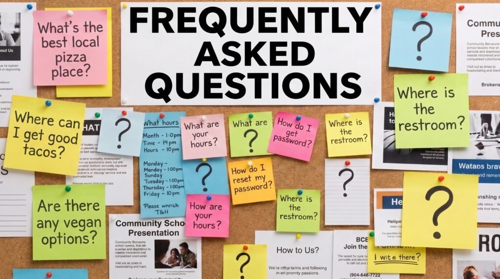 FREQUENTLY ASKED QUESTIONS