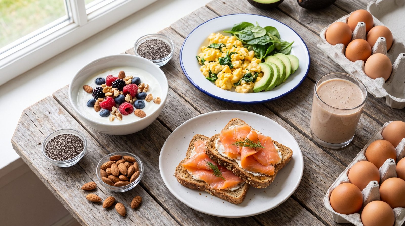 High Protein Breakfast Ideas