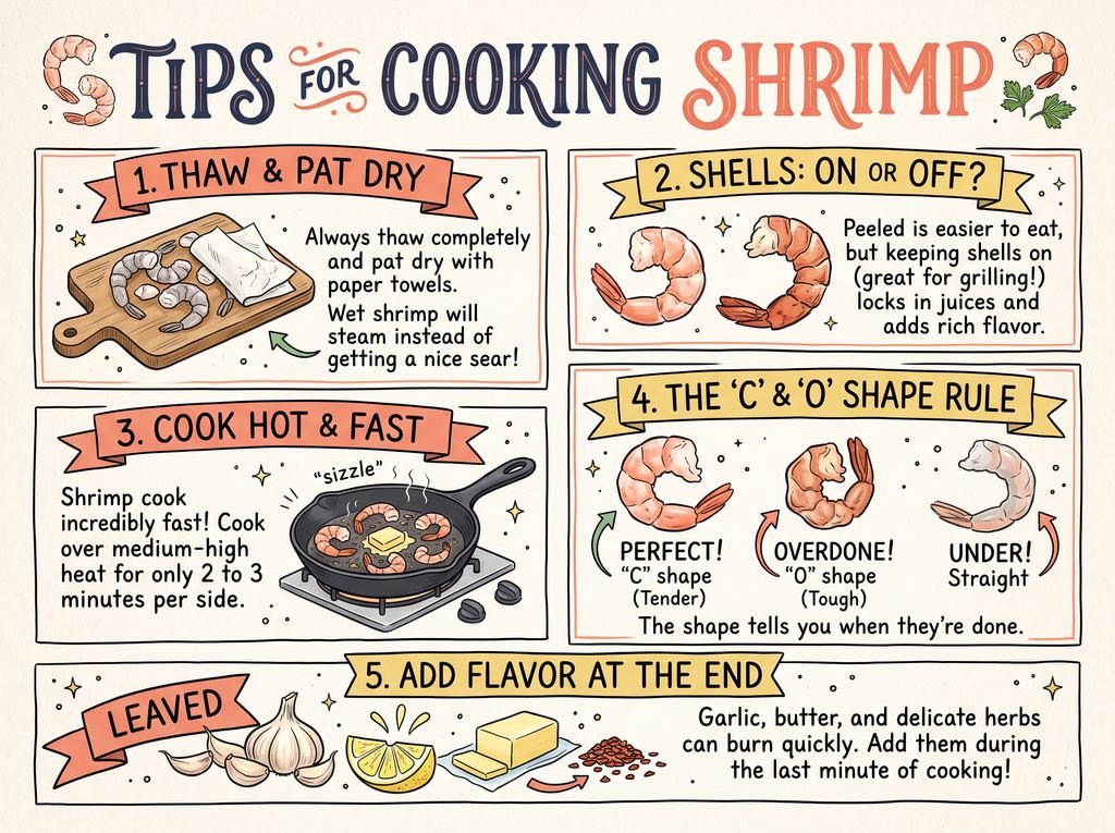 Tips for Cooking Shrimp